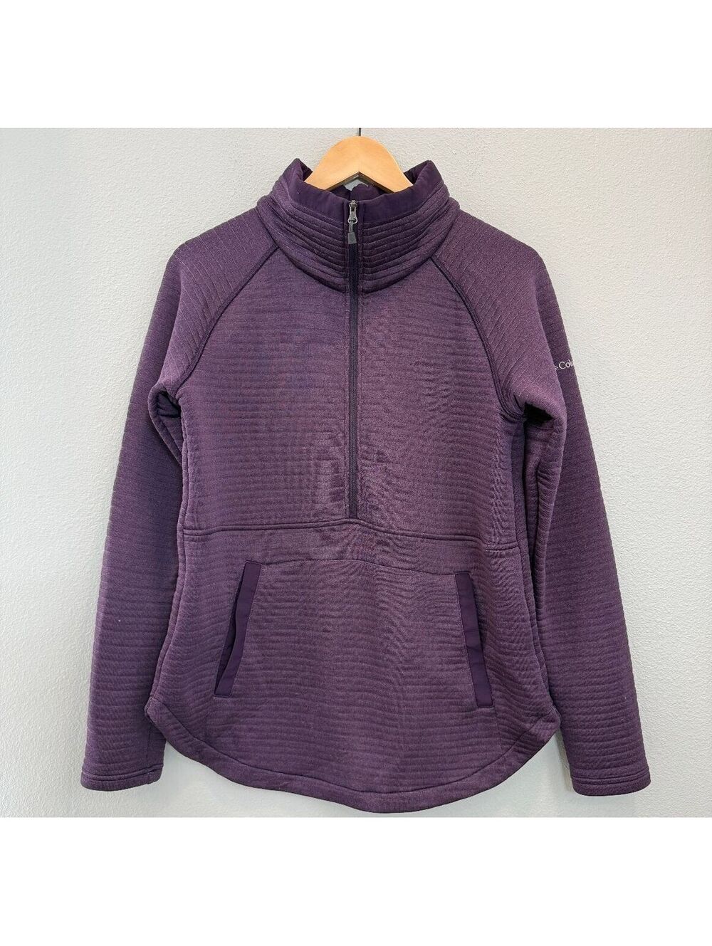Columbia Purple Half Zip Sweater in Purple - Women's Medium